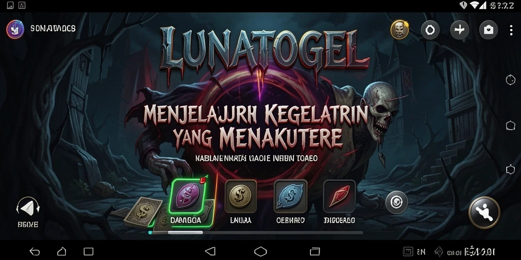 Tangkapan layar dari <strong>LUNATOGEL</strong> menampilkan suasana menyeramkan yang sangat mendalam.