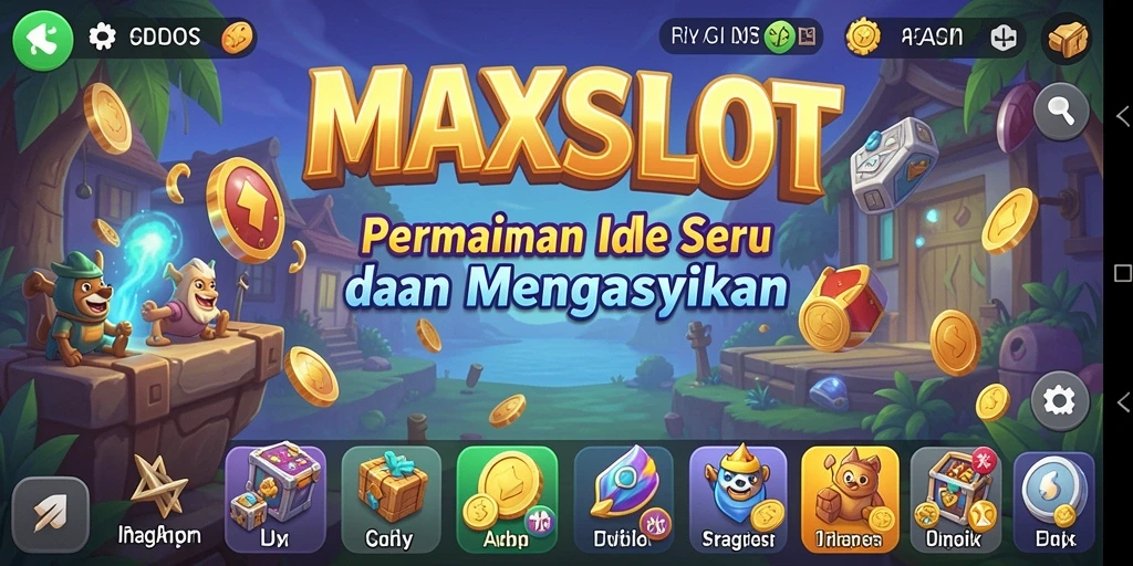 Tangkapan layar dari gameplay <strong>MAXSLOT</strong> yang menunjukkan keseruan permainan slot Idle.