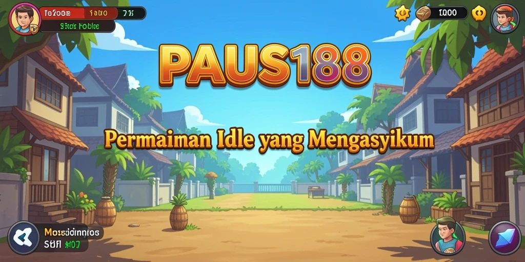 Tampilan gameplay yang mengasyikkan dari PAUS188, menunjukkan klasik Idle.
