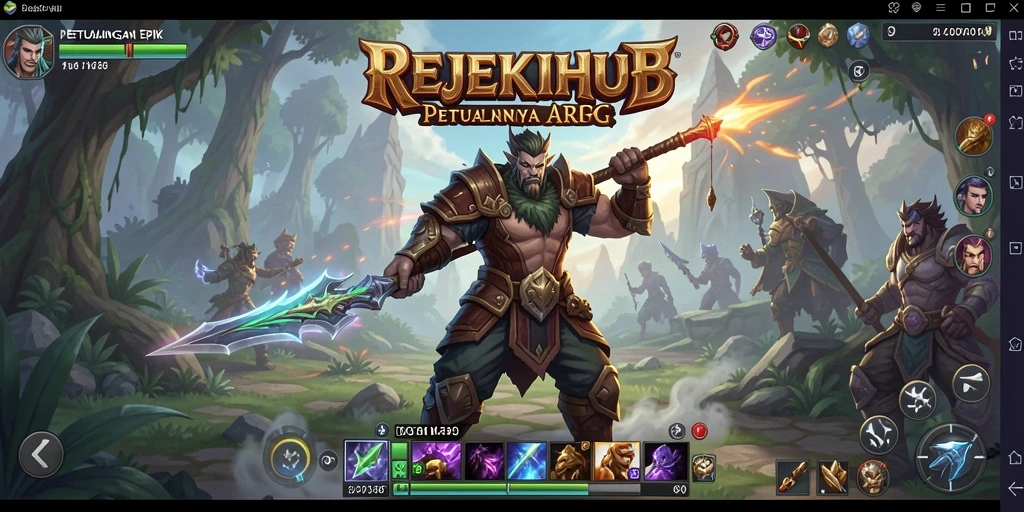 Tampilan gameplay menarik dari REJEKIHUB yang penuh aksi.