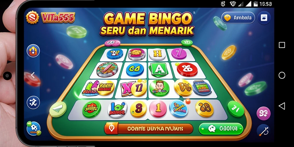Tampilan gameplay Bingo yang seru di VITA555.